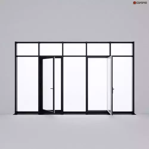 Sliding doors Free 3D model