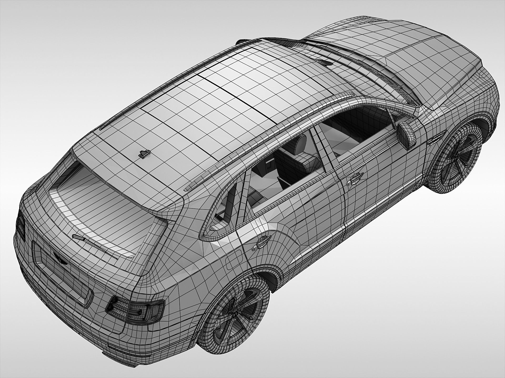 Bentley Bentayga 2017 3D model_12
