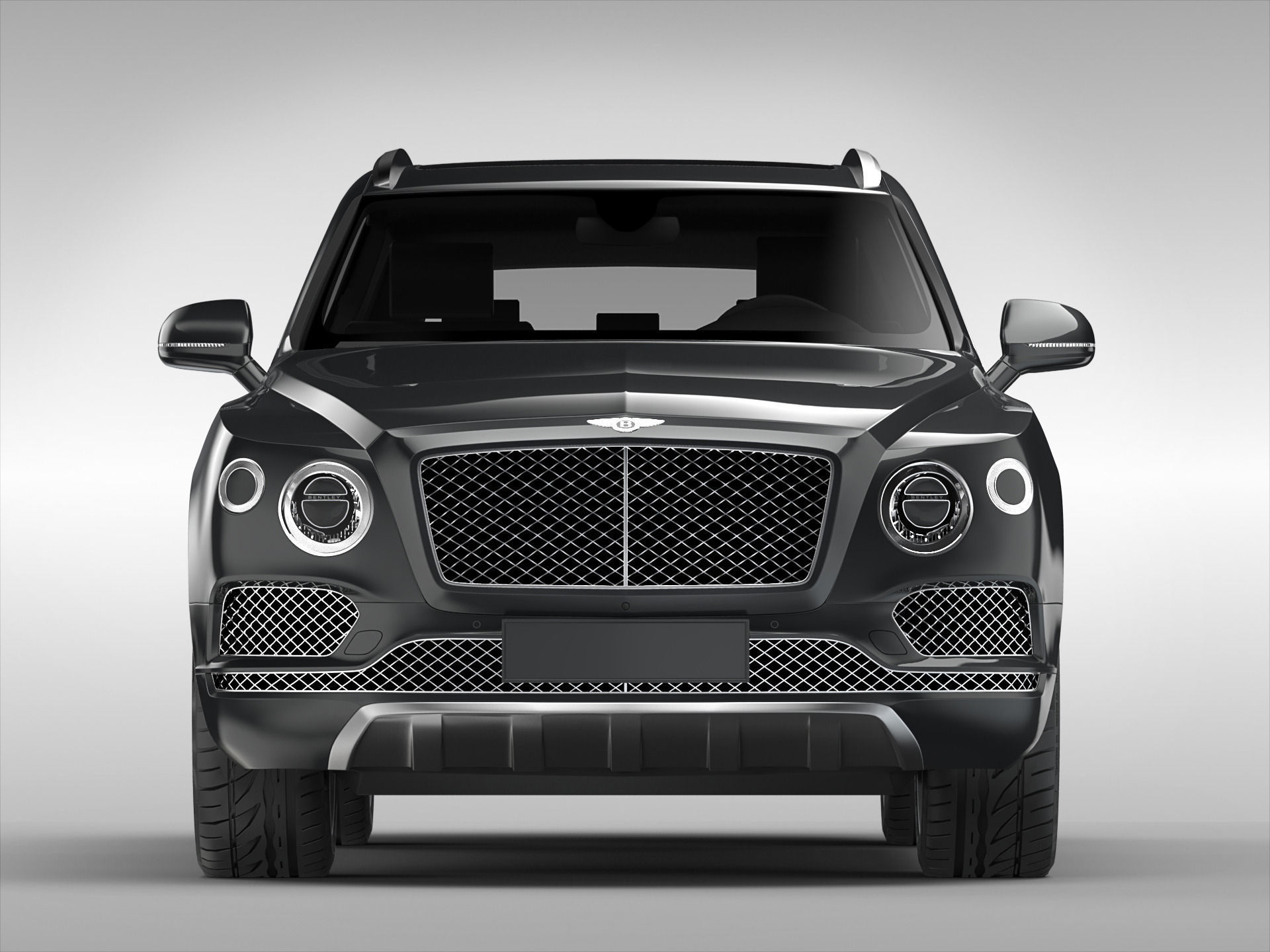 Bentley Bentayga 2017 3D model_4