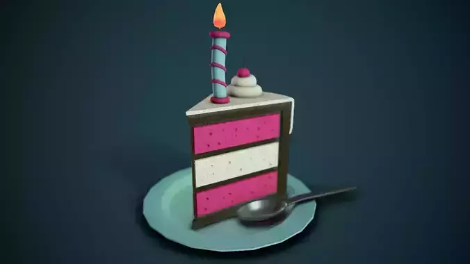 Stylized Cake - Tutorial Included