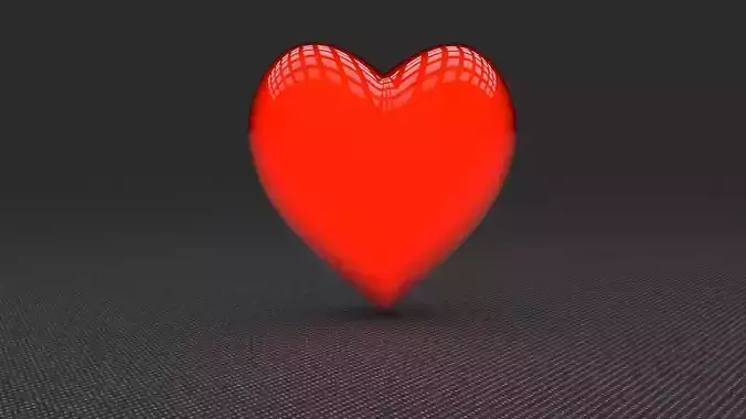 3d valentine Heart model