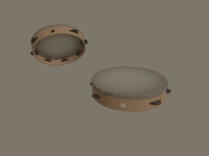 Tambourine 3D model