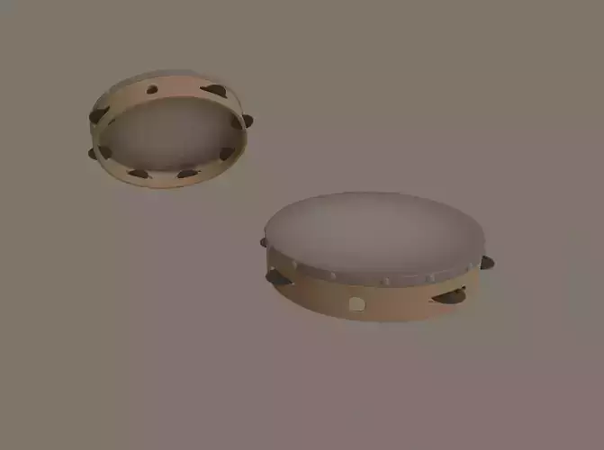 Tambourine 3D model