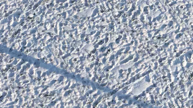 8k seamless material - grass under snow 3D model