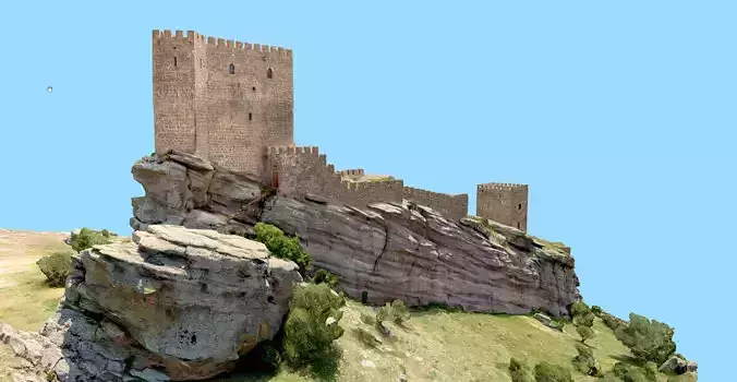 Game of Thrones Tower of Joy Castle - Low Poly Low-poly 3D model