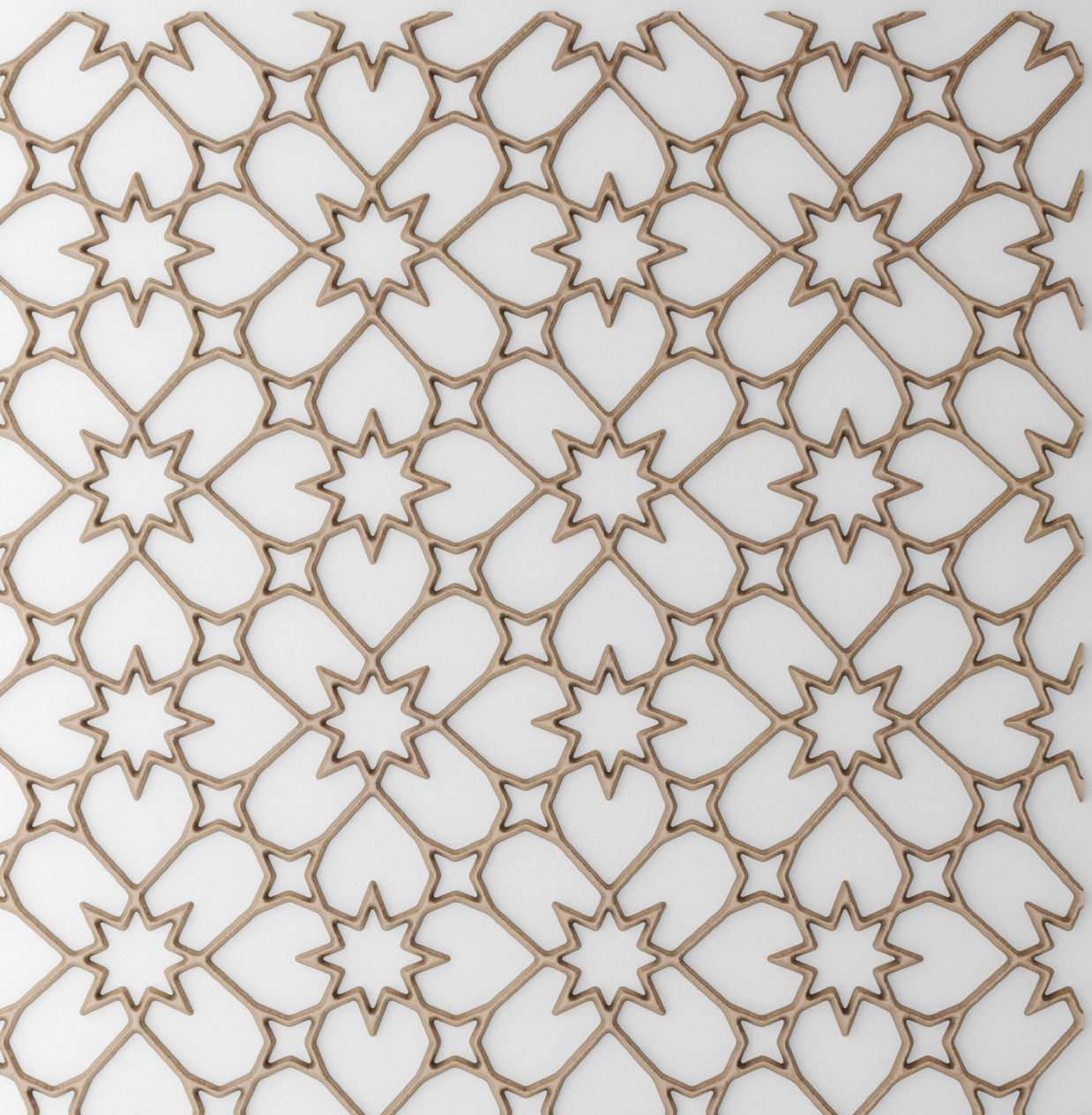 Lattice Arab panel 3D 39 3D model_5