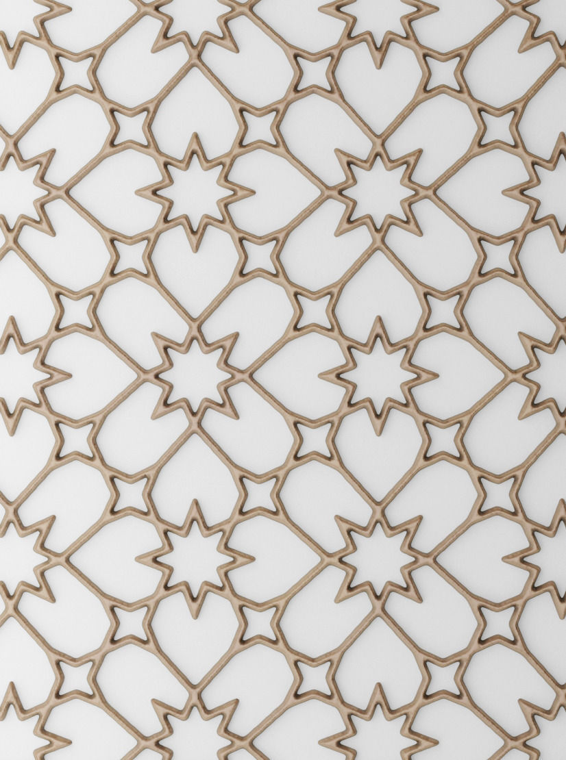 Lattice Arab panel 3D 39 3D model_7