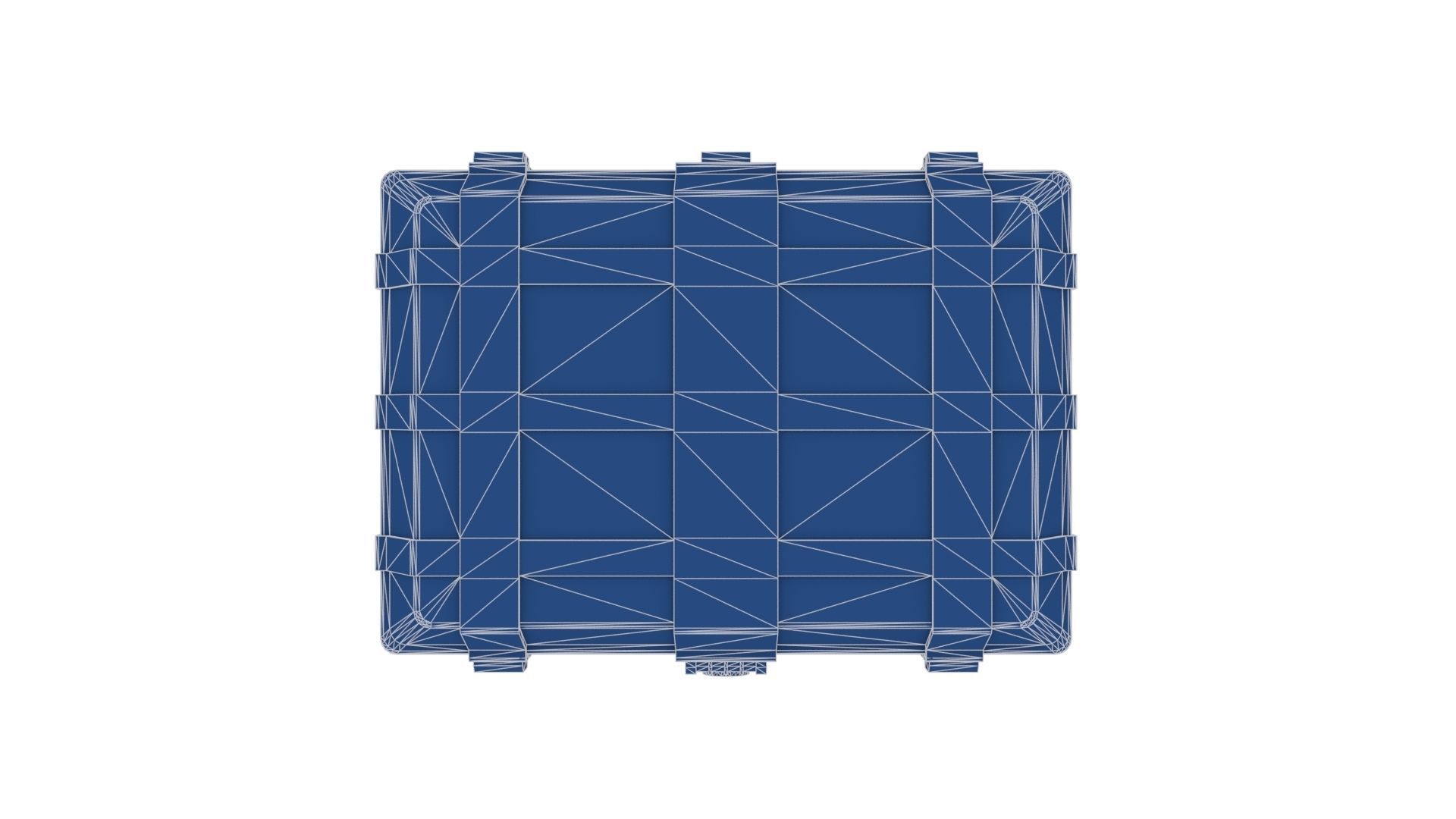 Khaki Military Case Low-poly 3D model_24