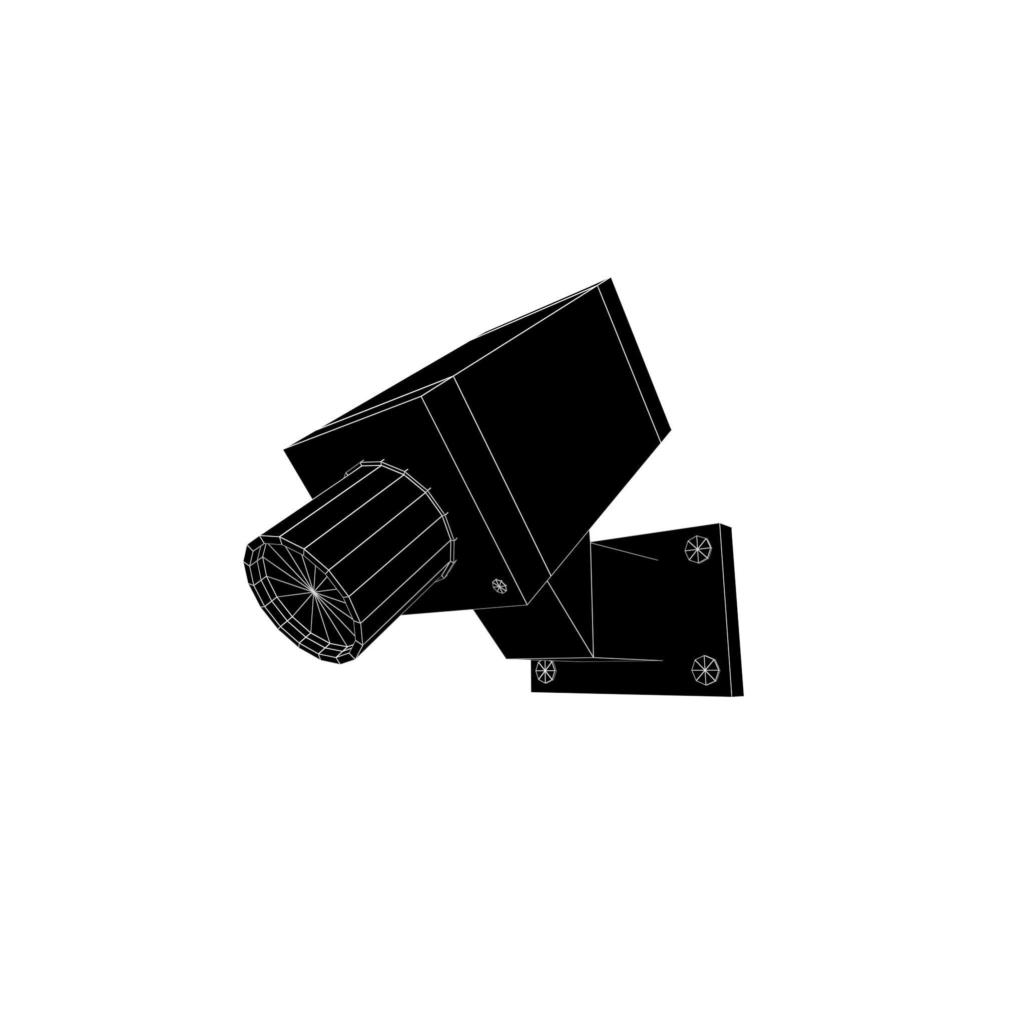 CCTV Camera v1 002 Low-poly 3D model_4