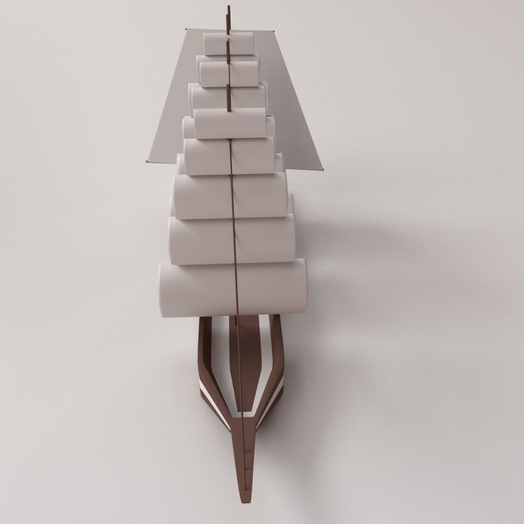 Miniature Ship 3D model_2