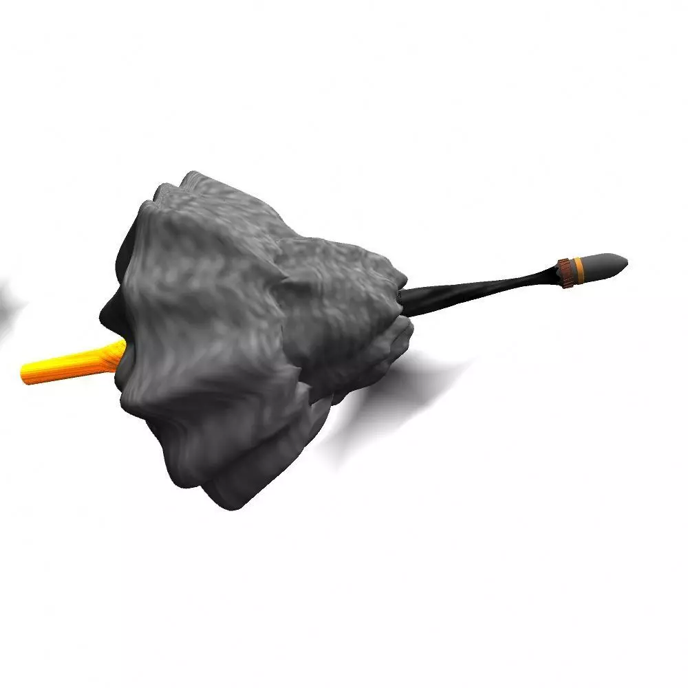 Smoke plumes for model cannon artillery or tanks 3D model_0