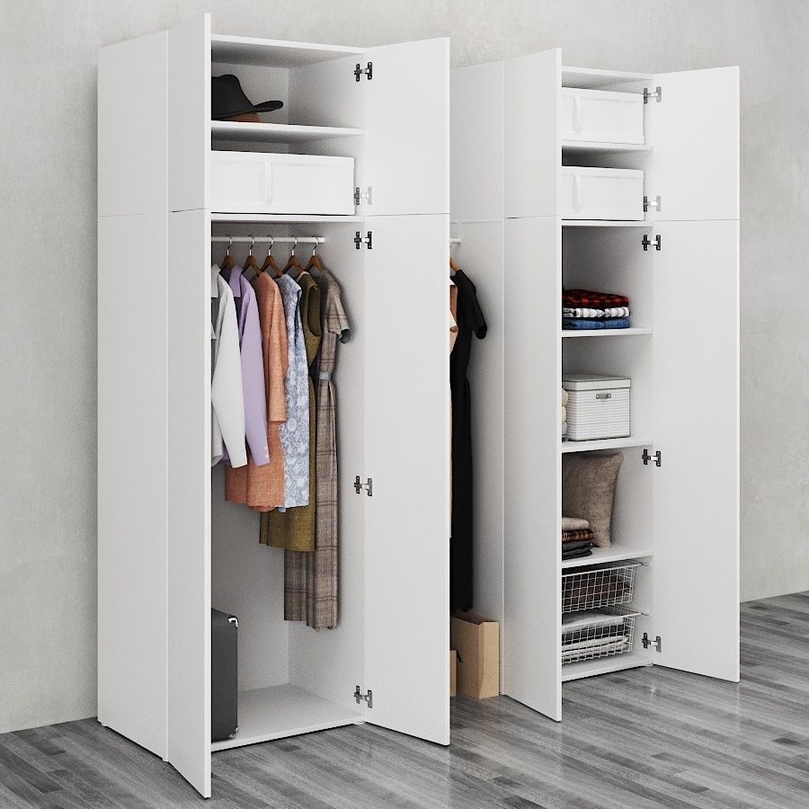 IKEA Combination Wardrobe OPHUS 3D model_2