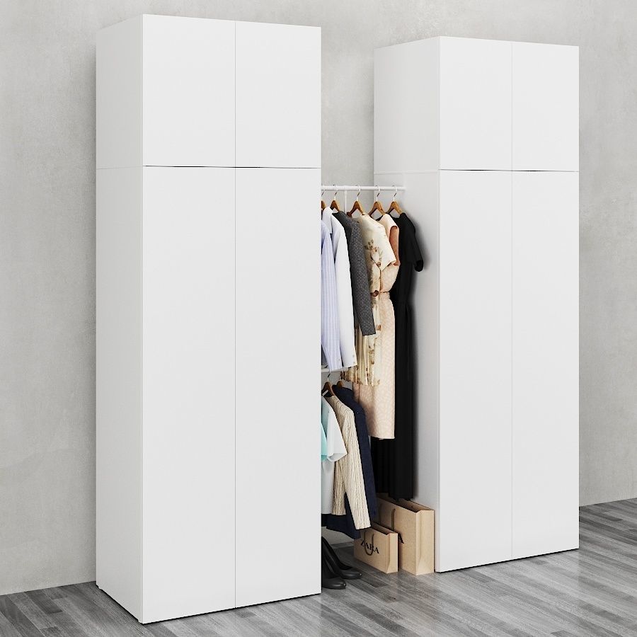 IKEA Combination Wardrobe OPHUS 3D model_3