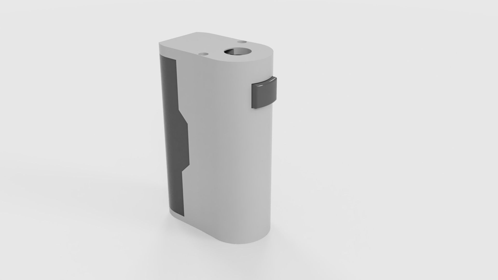 Single Battery Unregulated MOSFET Box Mod 3D print model_2