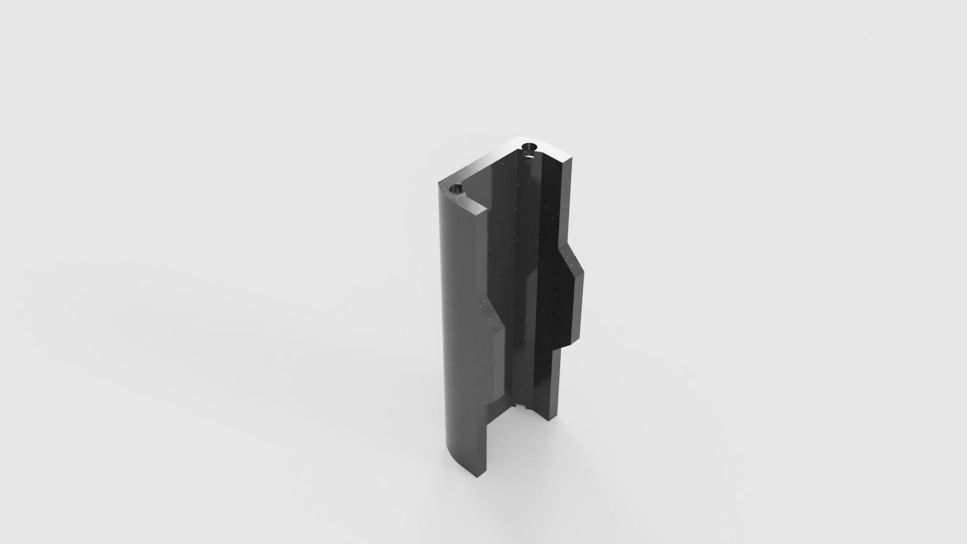 Single Battery Unregulated MOSFET Box Mod 3D print model_4