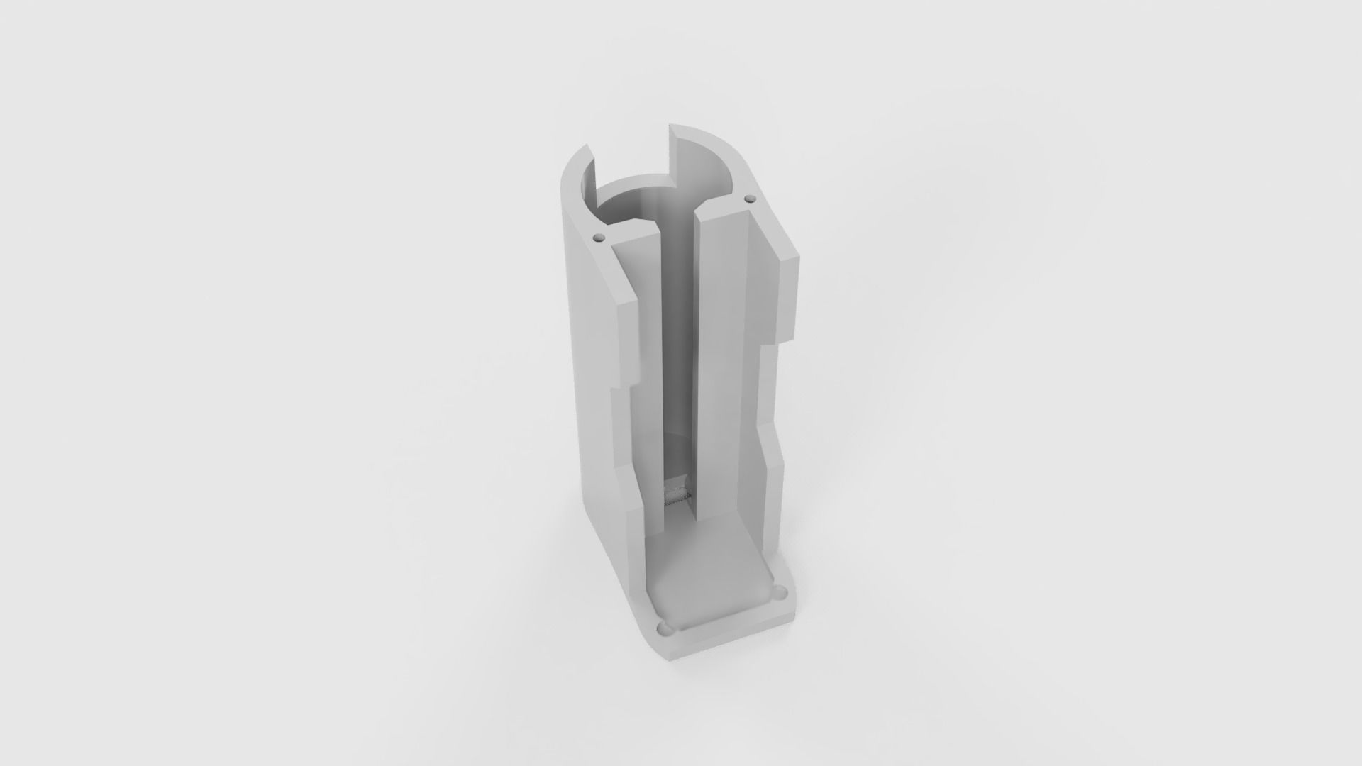 Single Battery Unregulated MOSFET Box Mod 3D print model_3