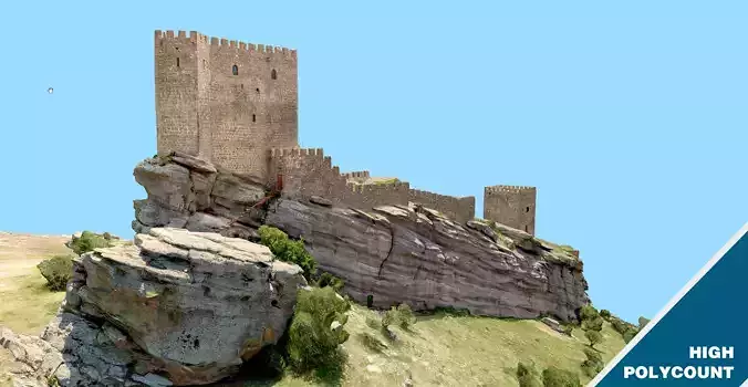 Game of Thrones Tower of Joy Castle - High Poly 3D model