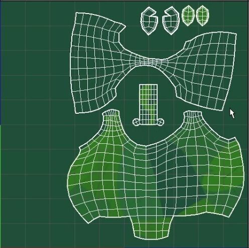 Leaf bag 3D model_4