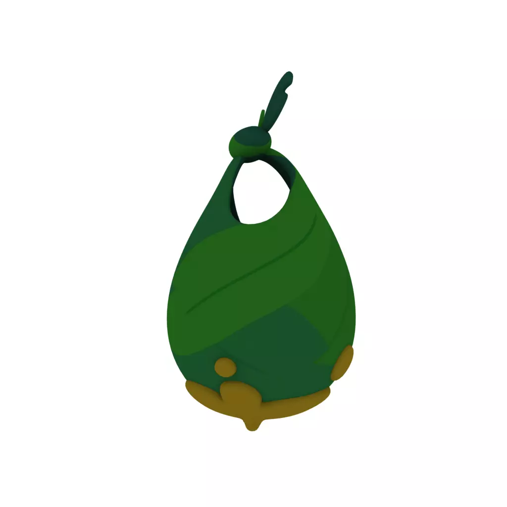Leaf bag 3D model_0