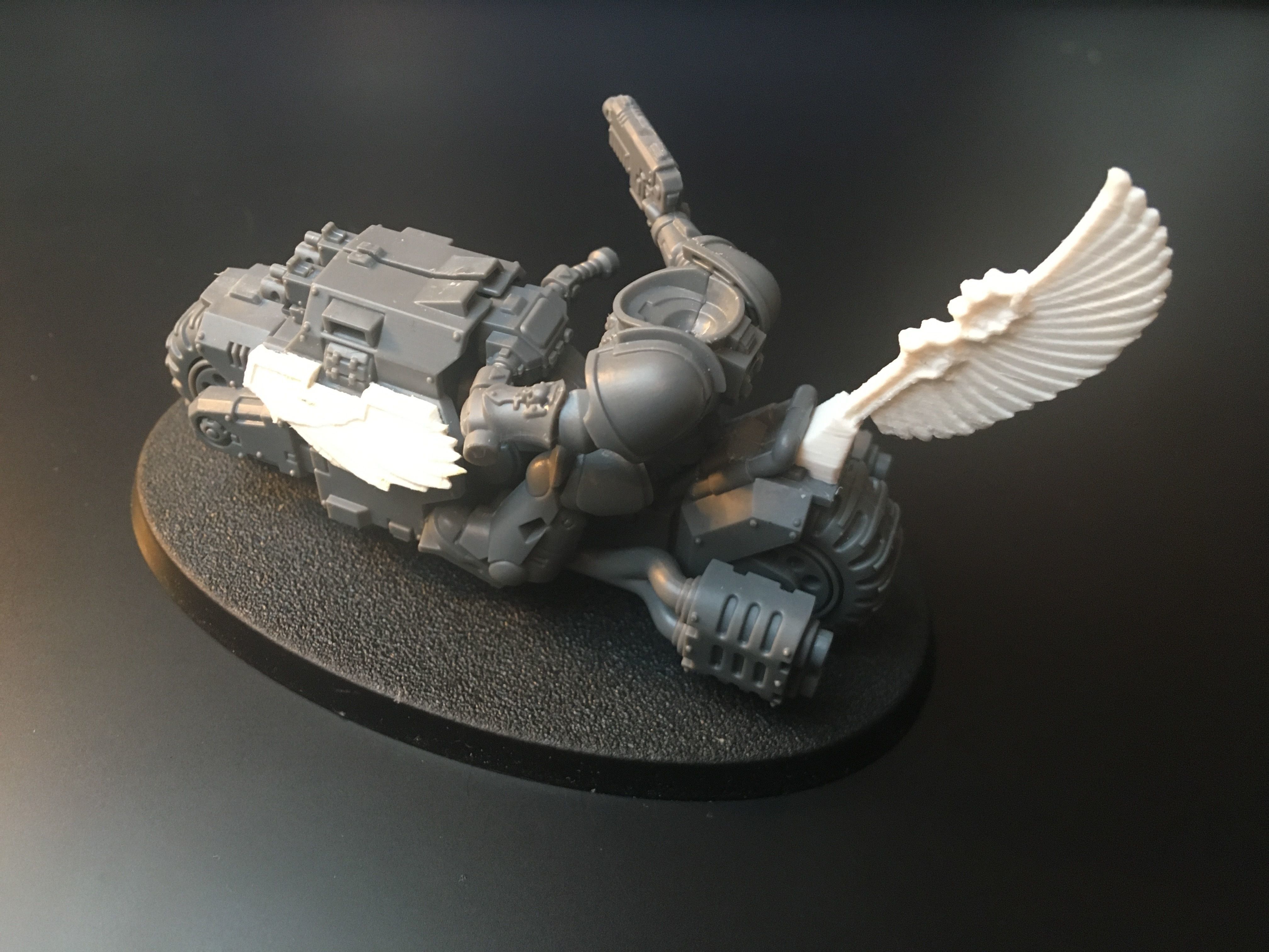 Ravenwing Outrider Rear Wing Free 3D model_2