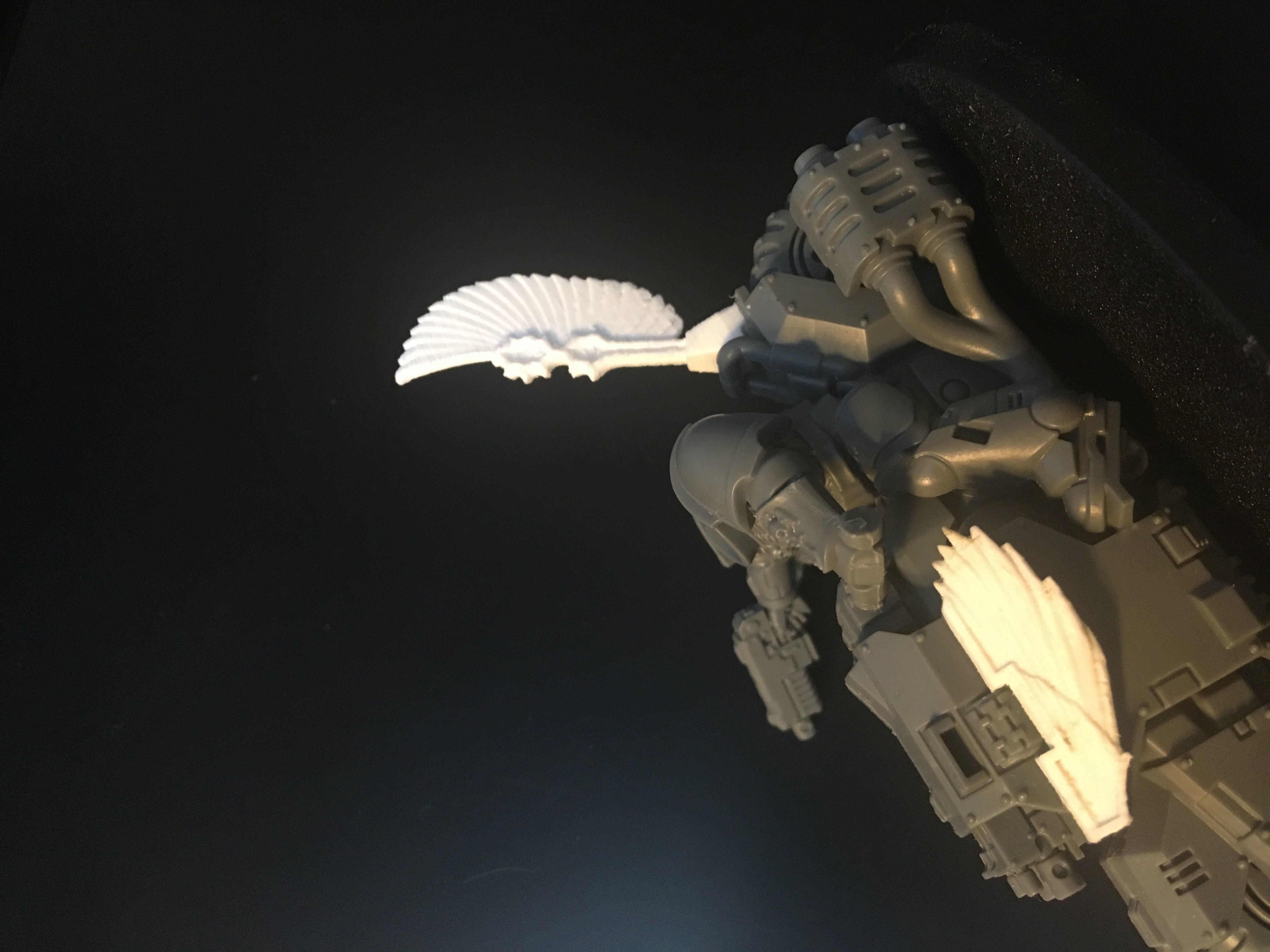 Ravenwing Outrider Rear Wing Free 3D model_3