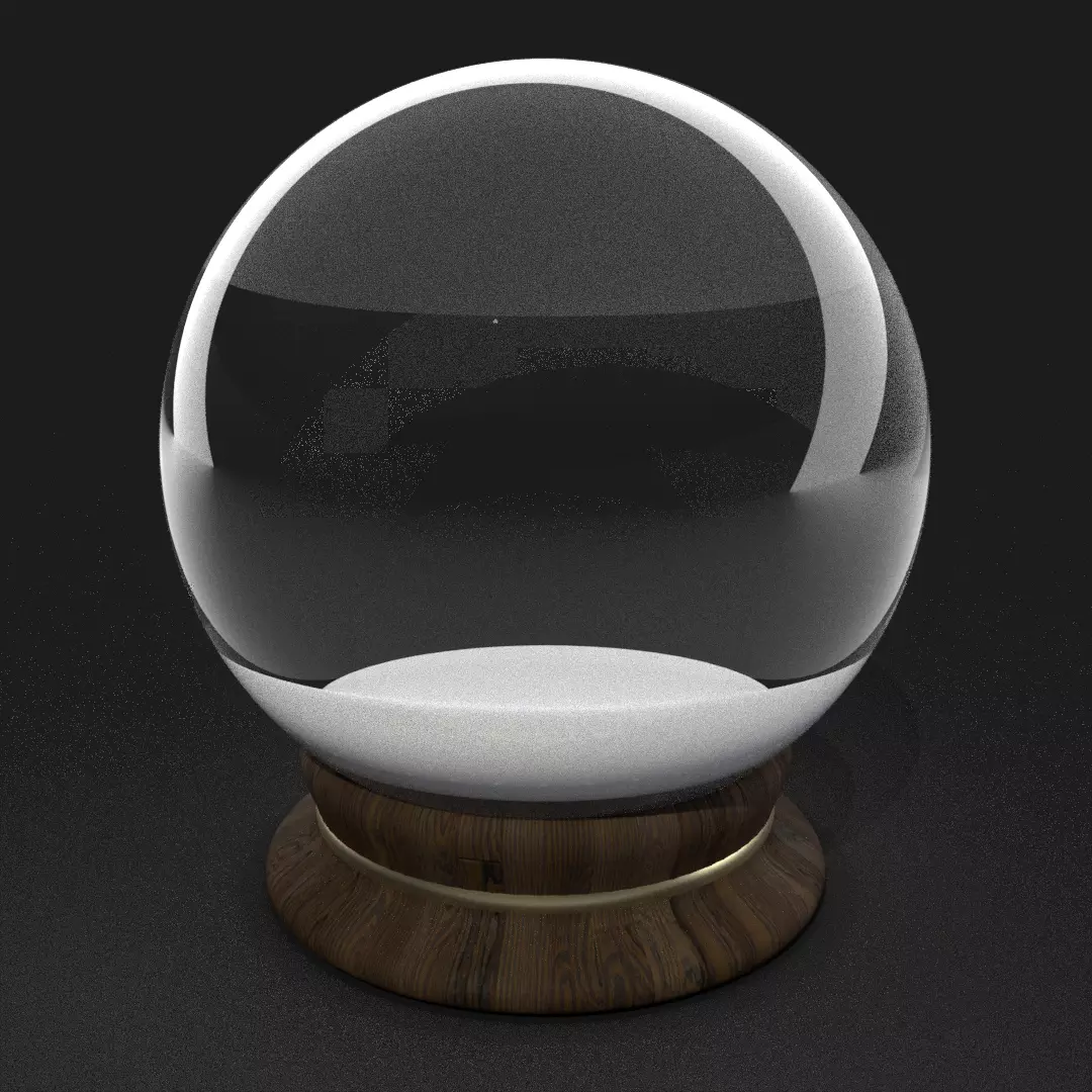 winter snowball Free 3D model