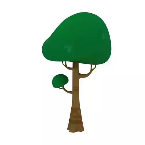 Cartoon Tree 3D model