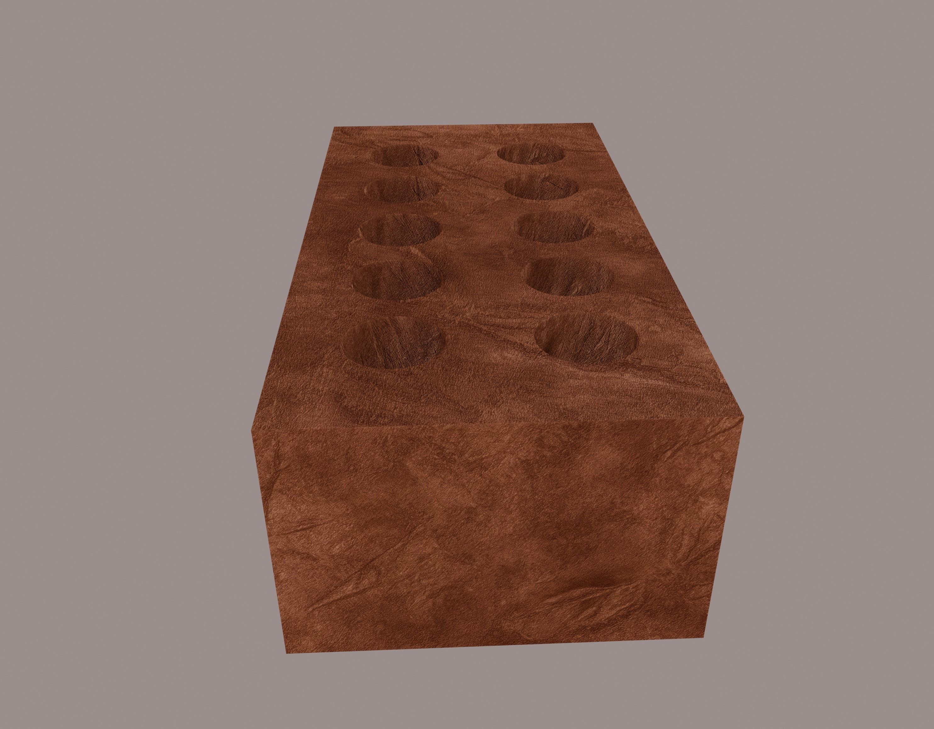 Brick Low-poly 3D model_7