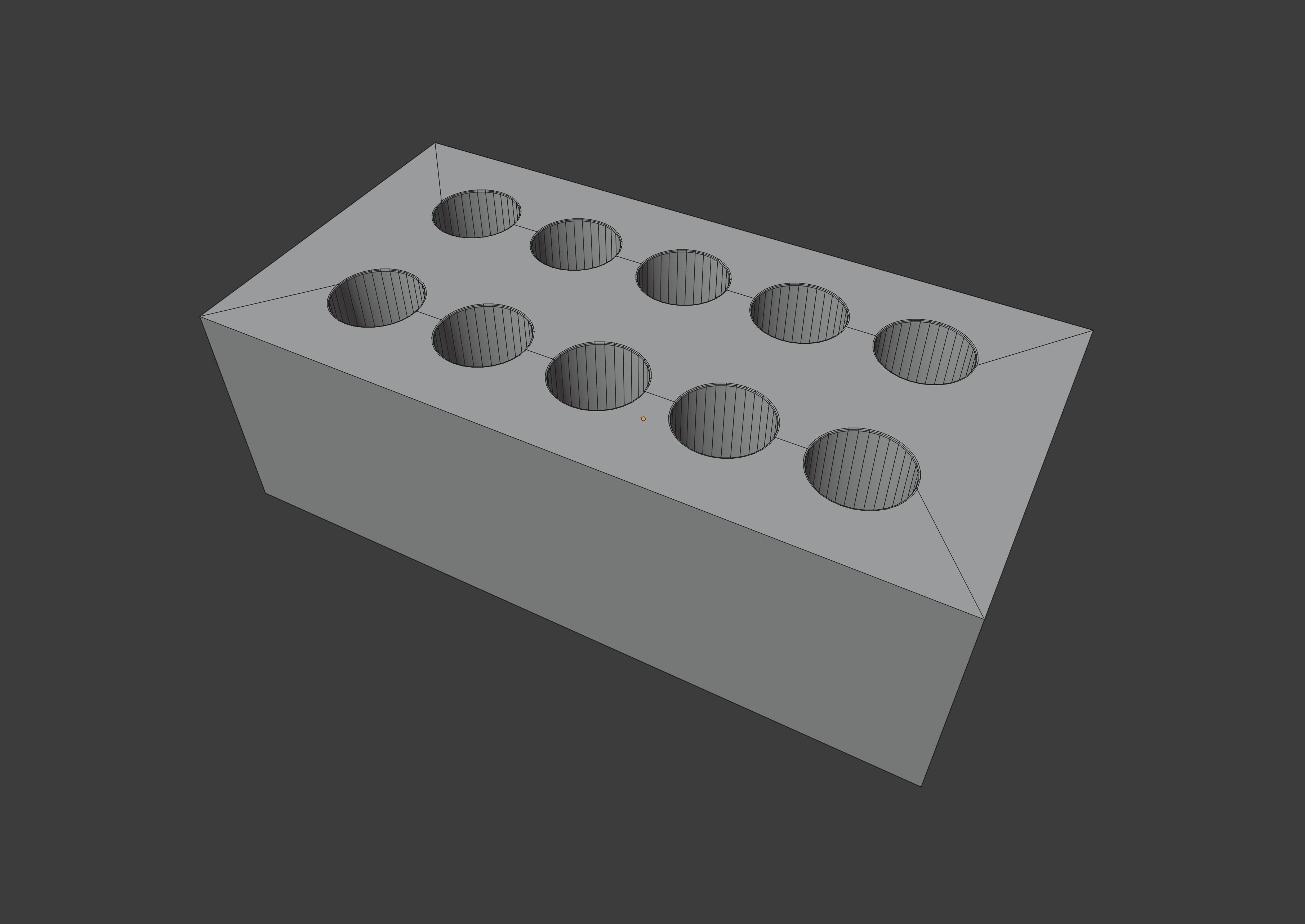 Brick Low-poly 3D model_9