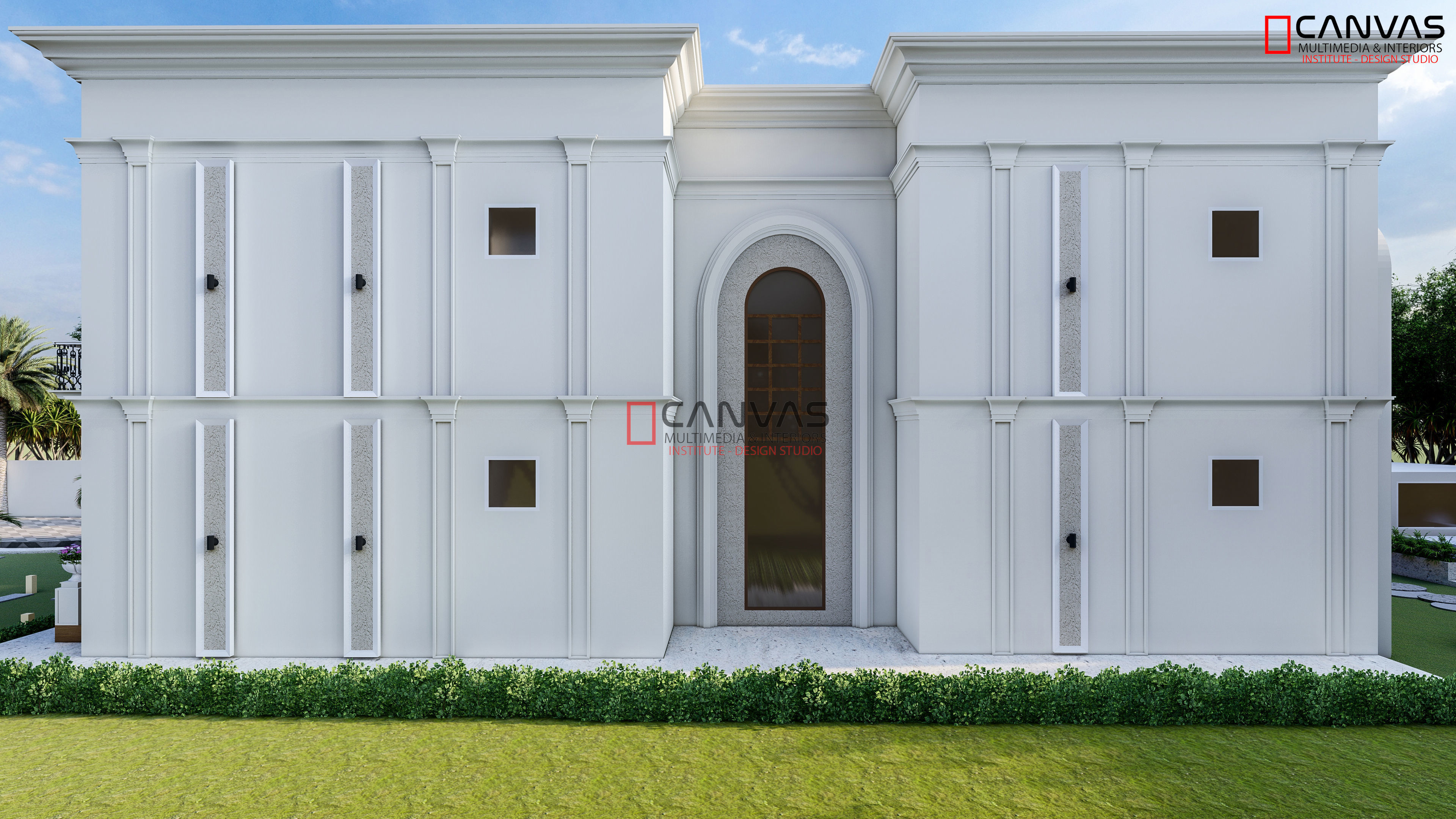 3D Classic Villa Day and Night views Lumion 10 - 3ds max 3D model_6