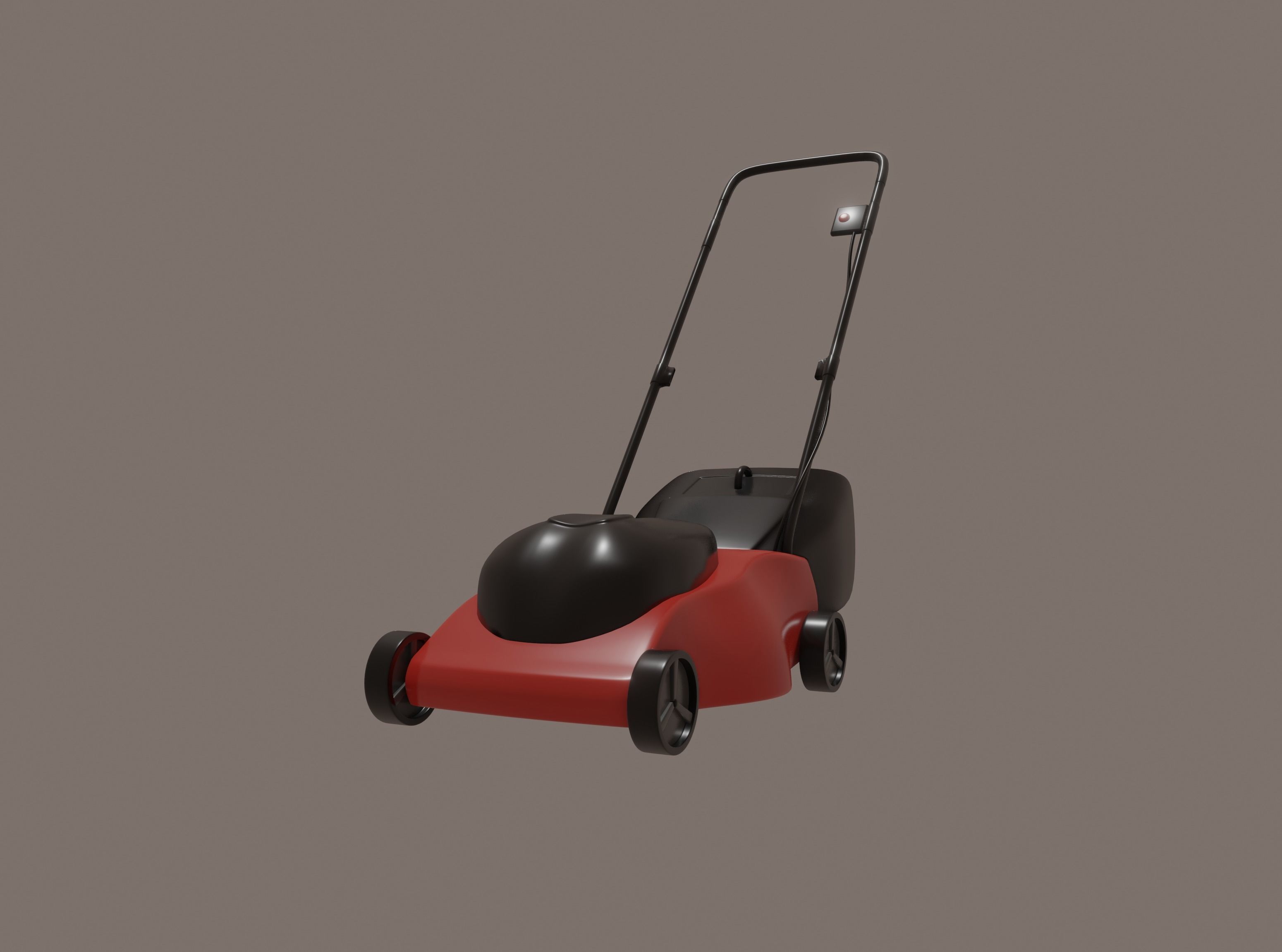 Lawnmower 3D model_1