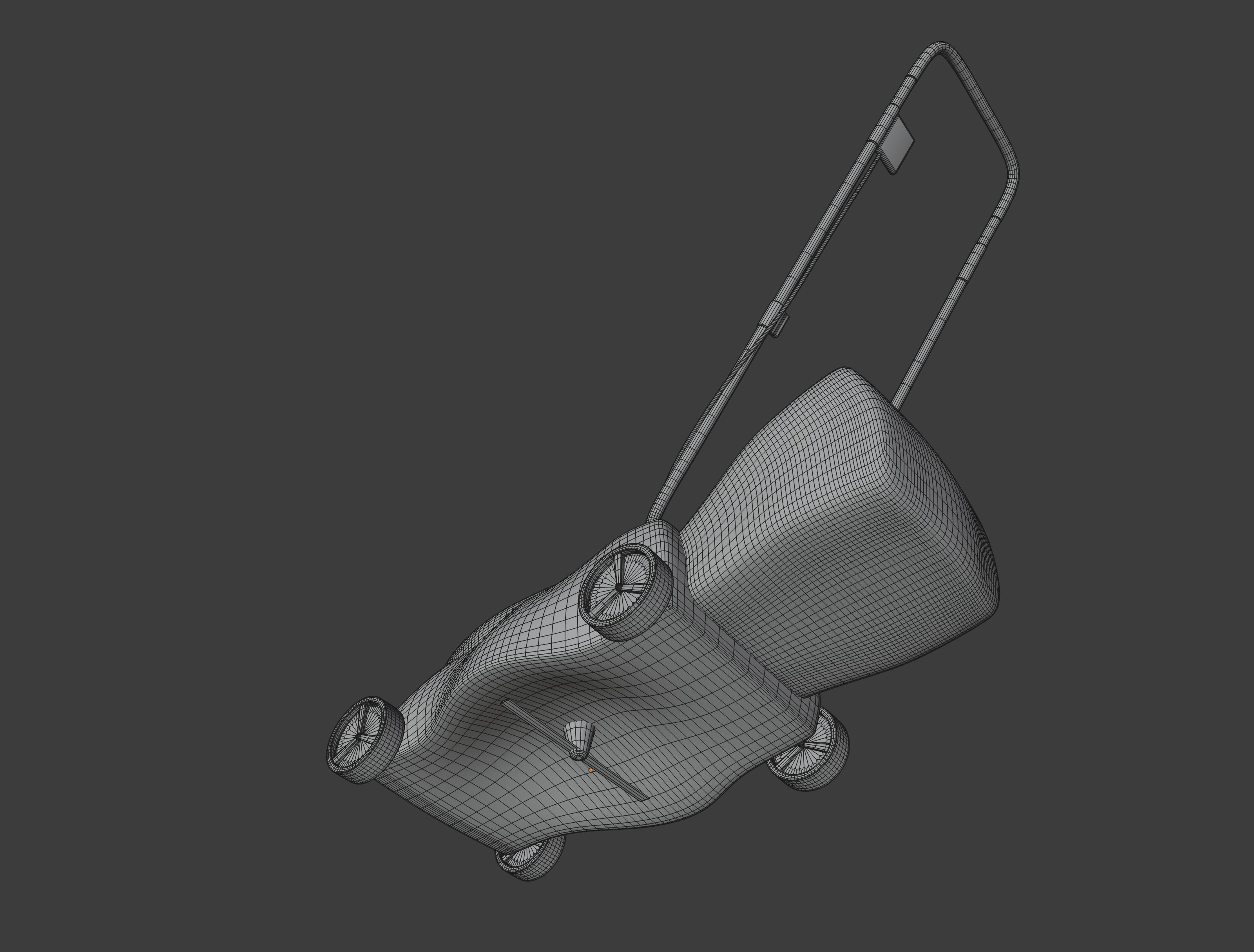 Lawnmower 3D model_14