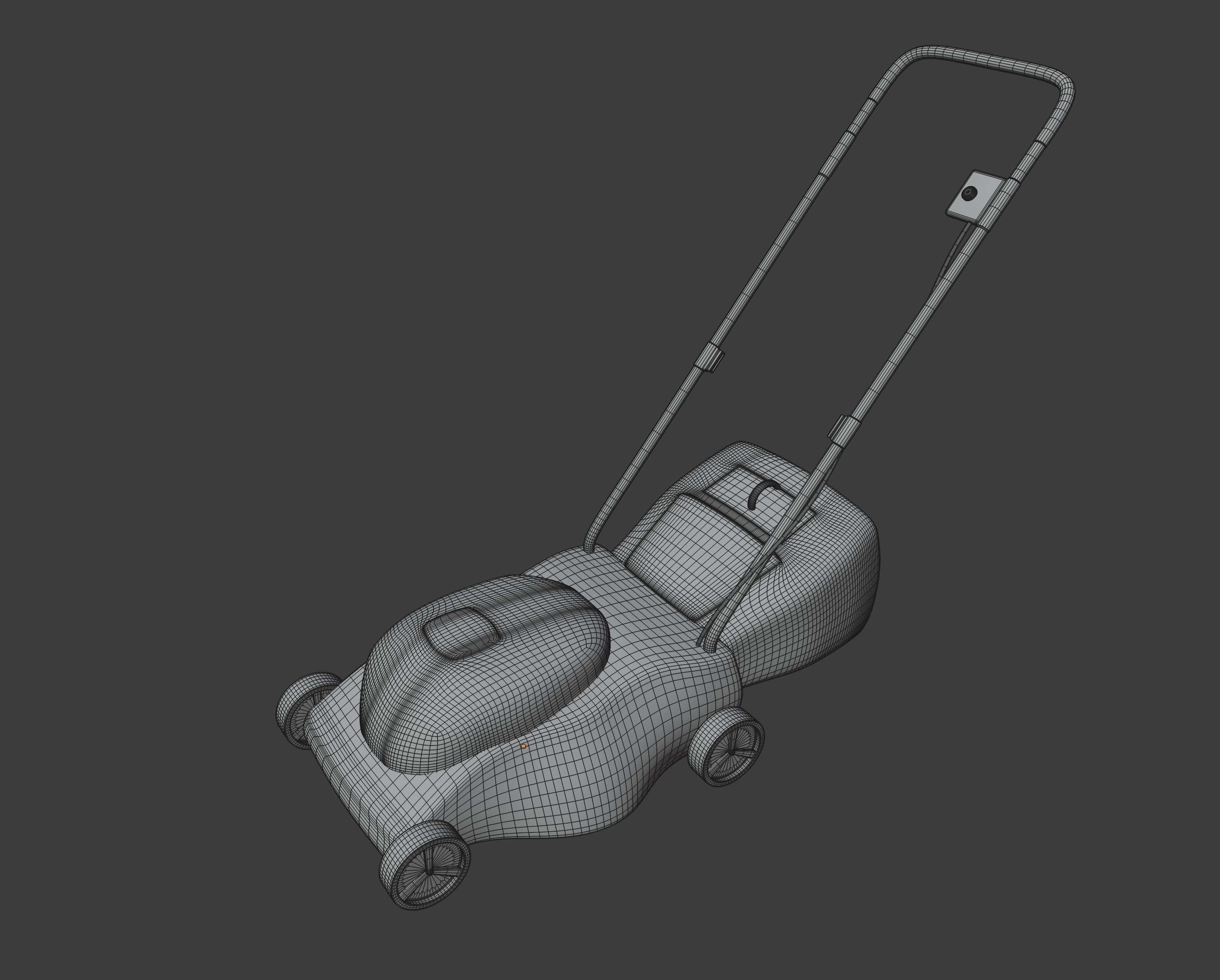 Lawnmower 3D model_13