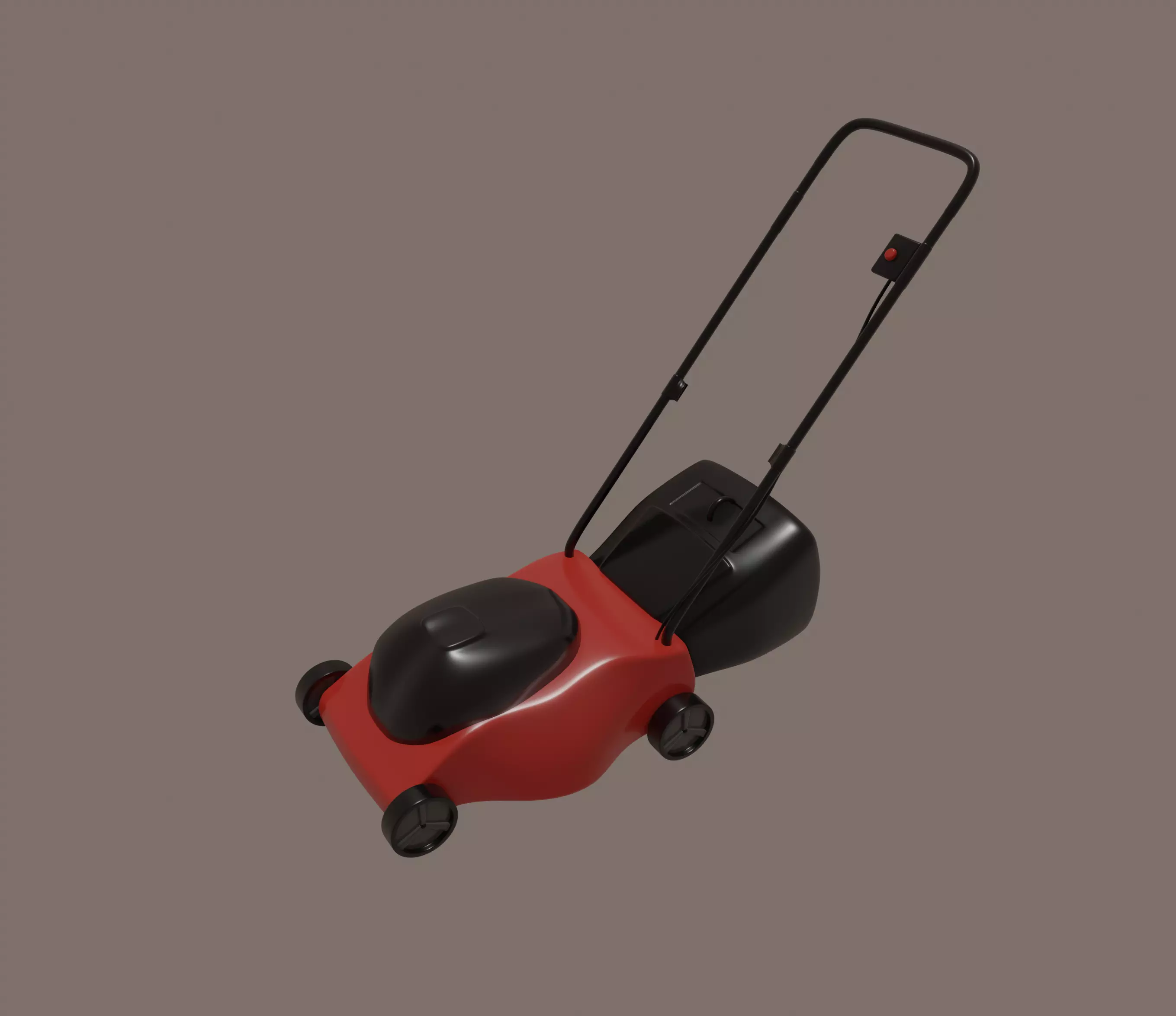 Lawnmower 3D model_0
