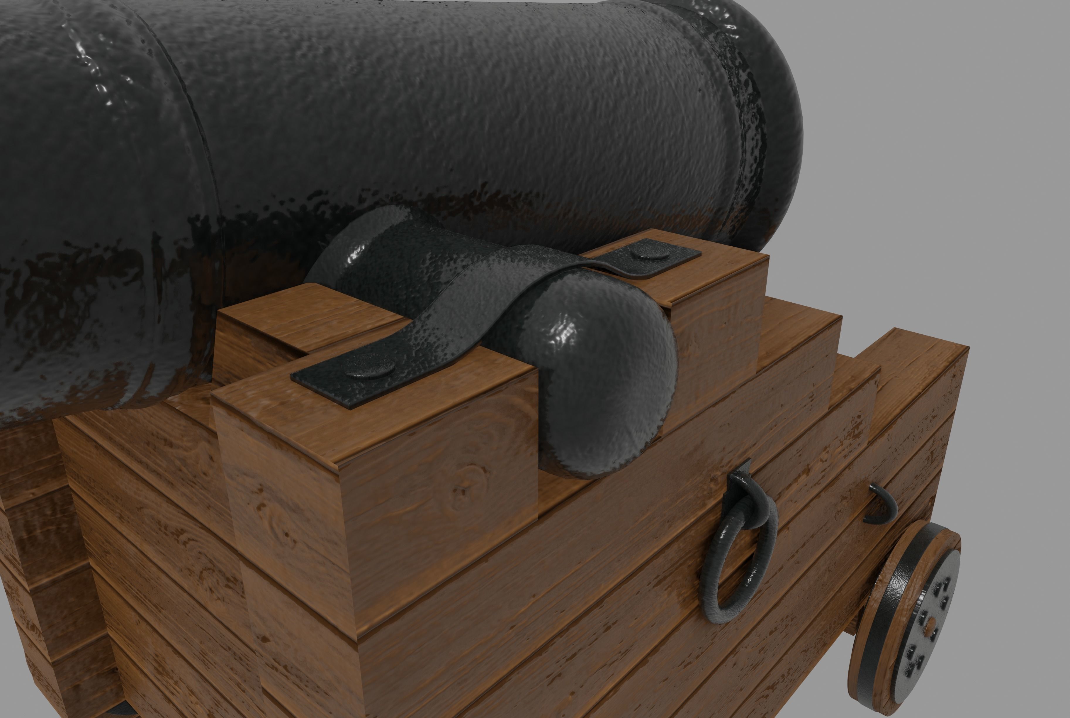 Pirate Cannon 3D model_10