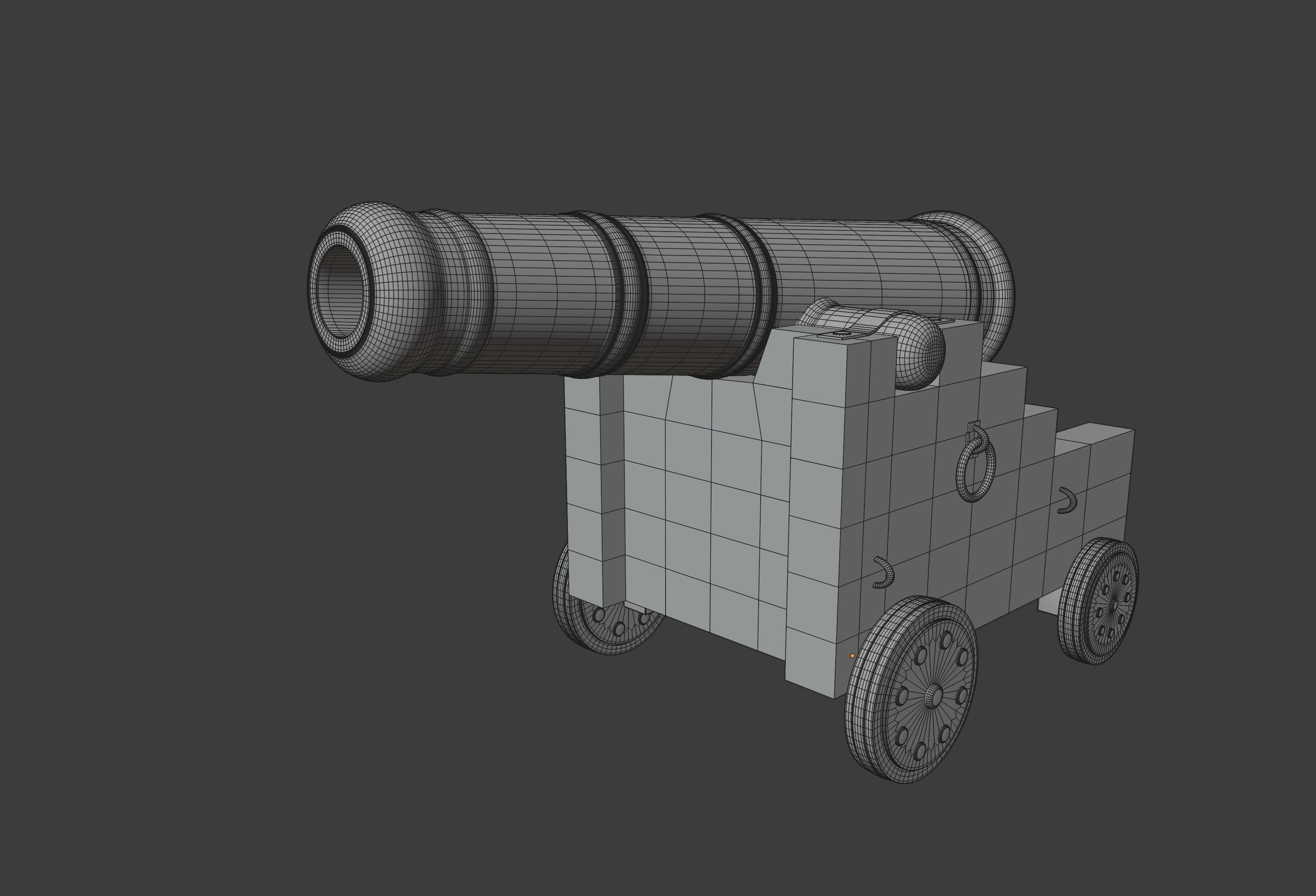 Pirate Cannon 3D model_15