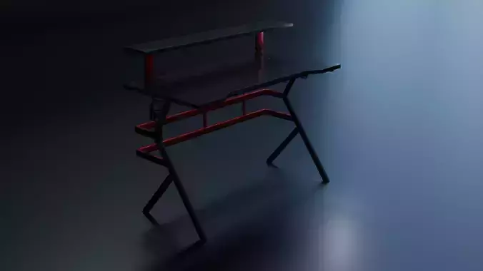 Gaming Desk Free 3D model
