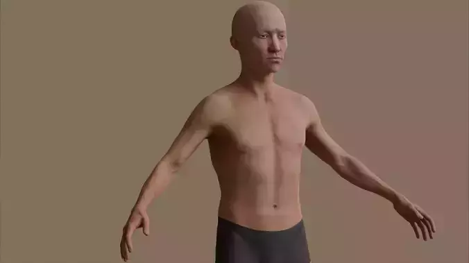 Adam realistic male character
