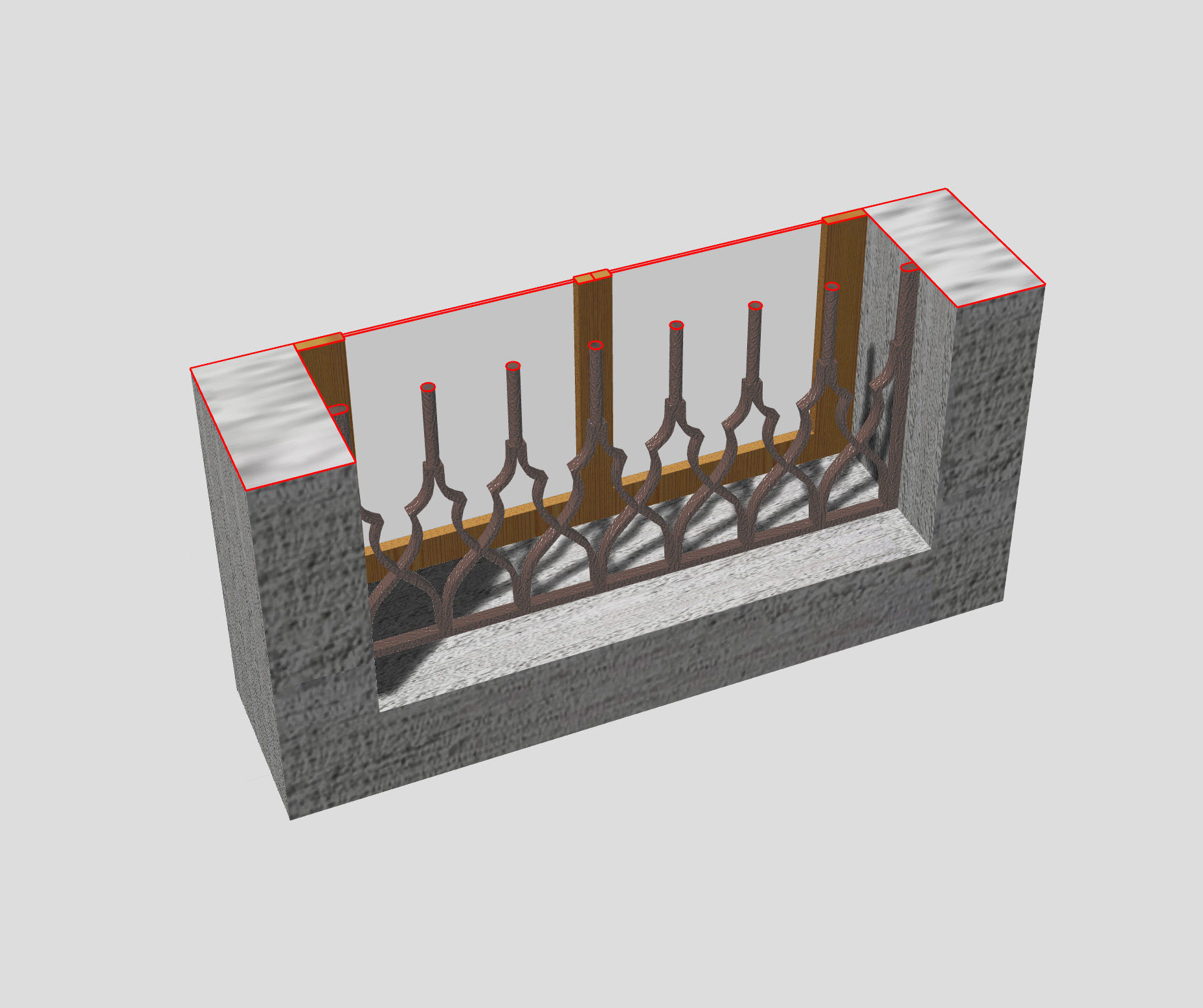 old window Free 3D model_5