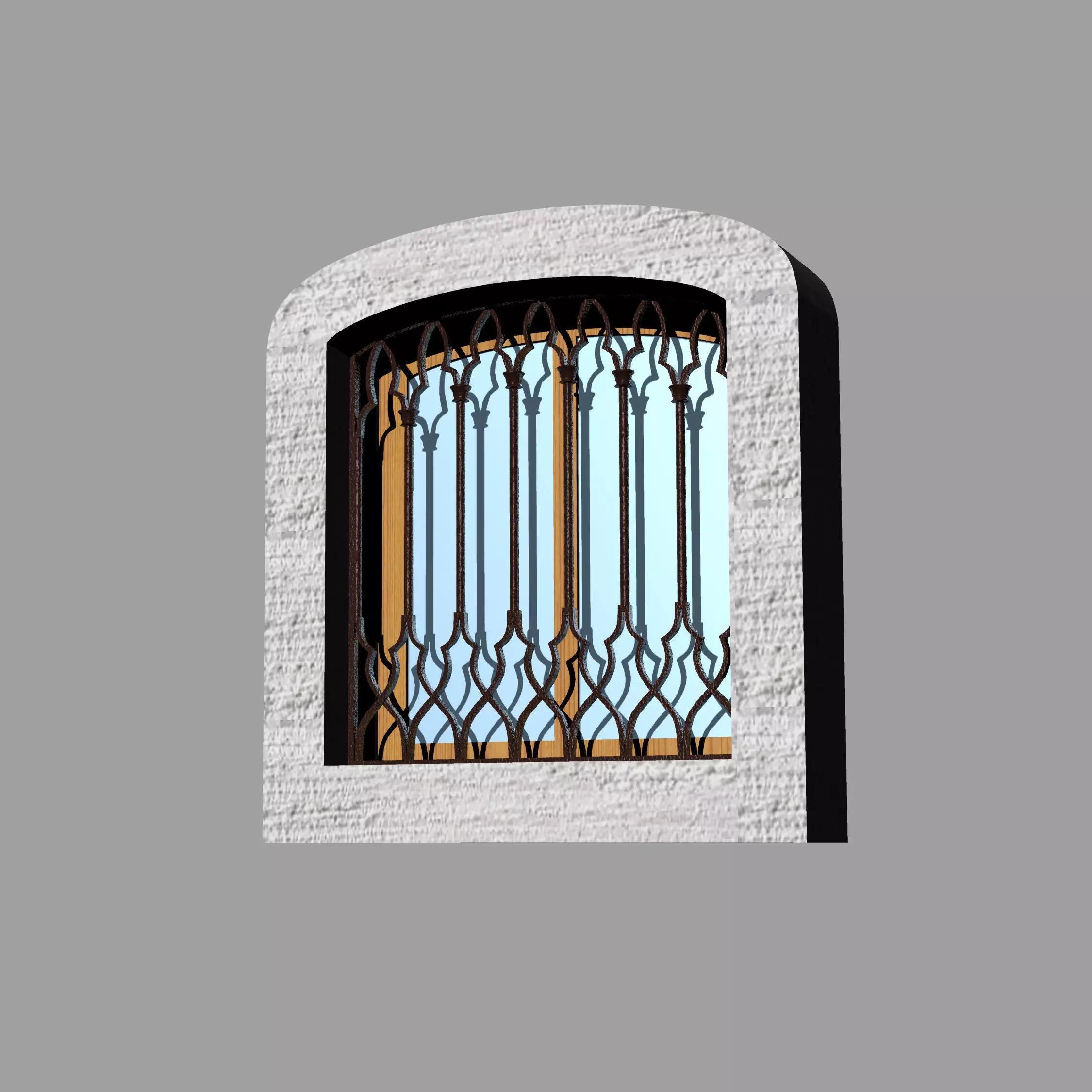 old window Free 3D model_0