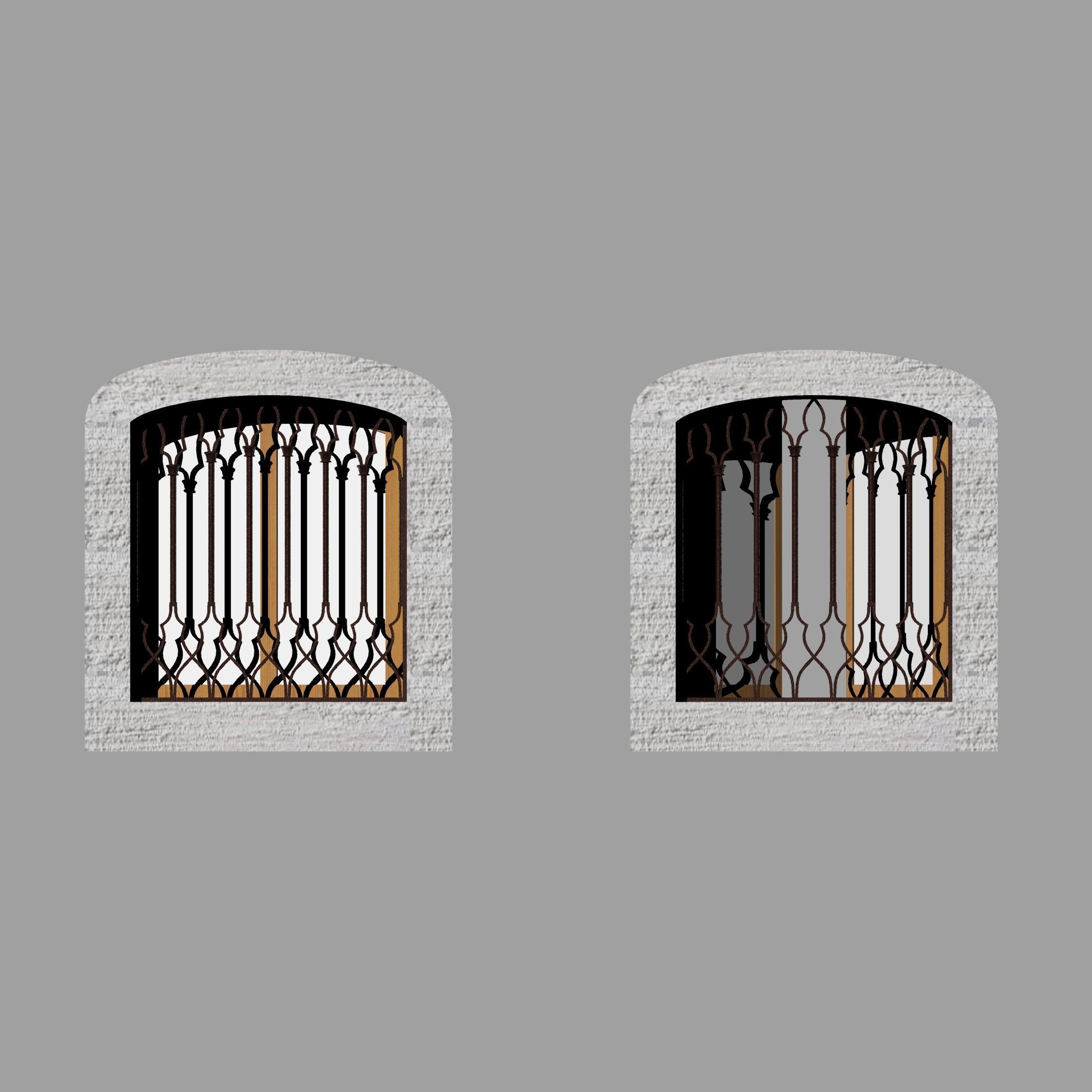 old window Free 3D model_3