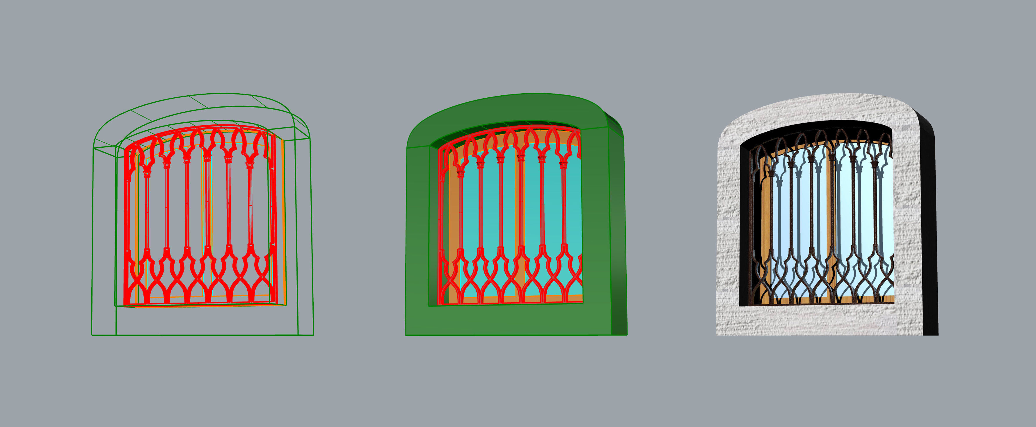 old window Free 3D model_1