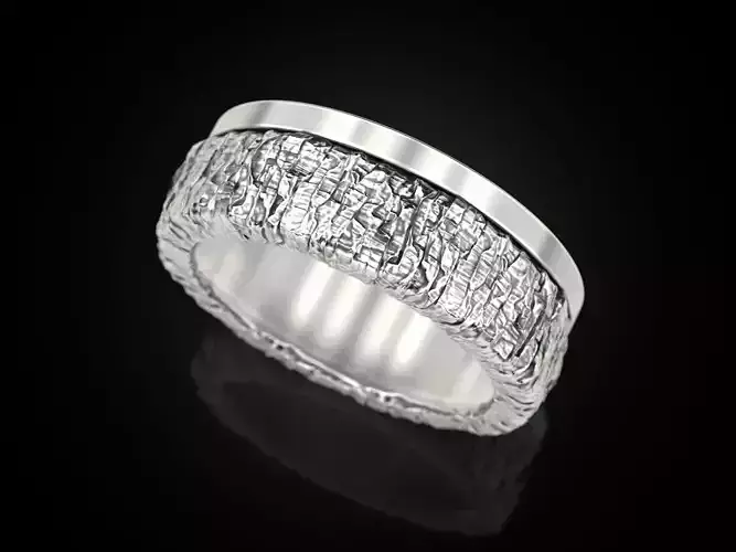 Ring with texture
