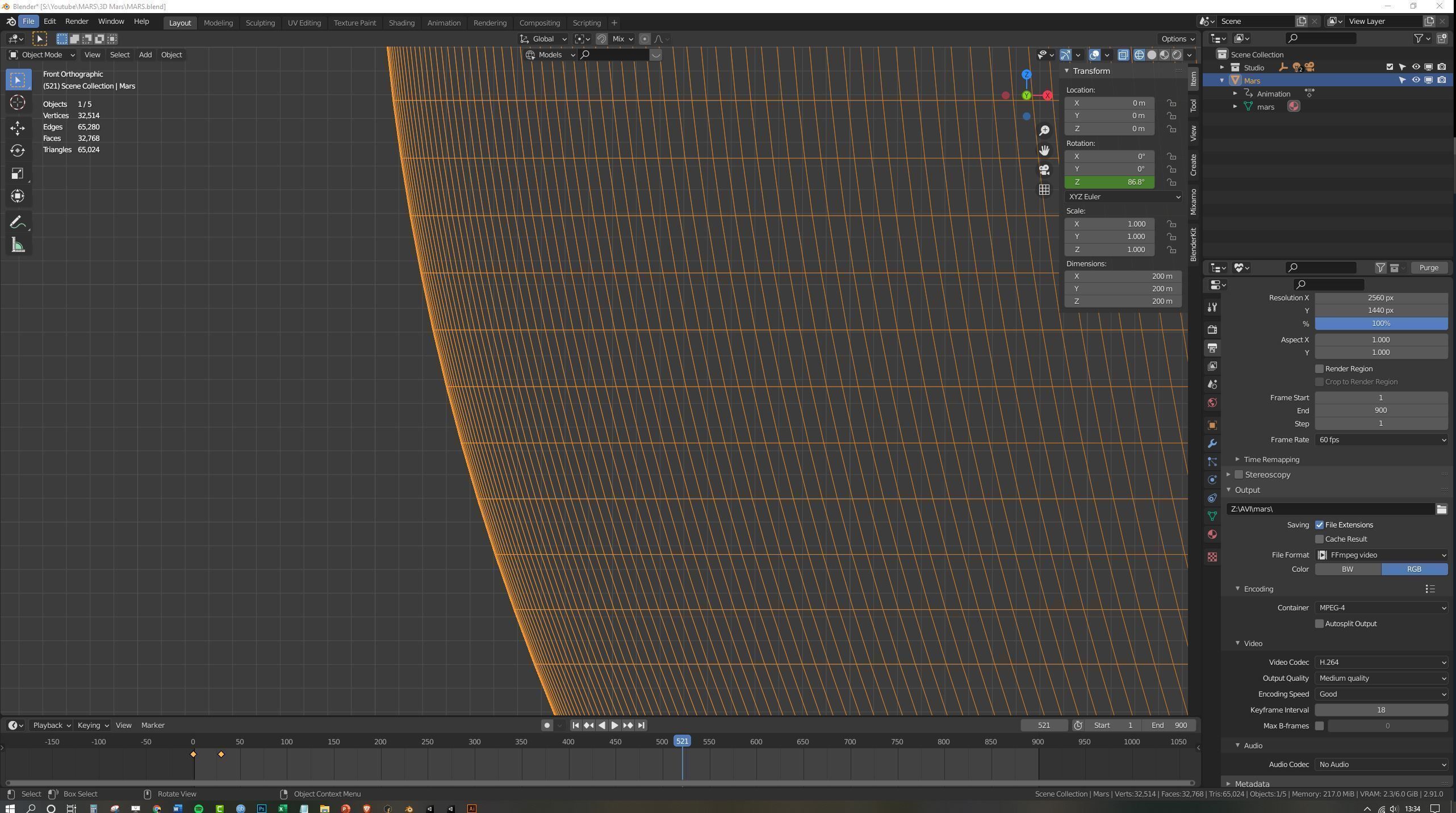 Mars red planet - 8k textures Low-poly 3D model_12