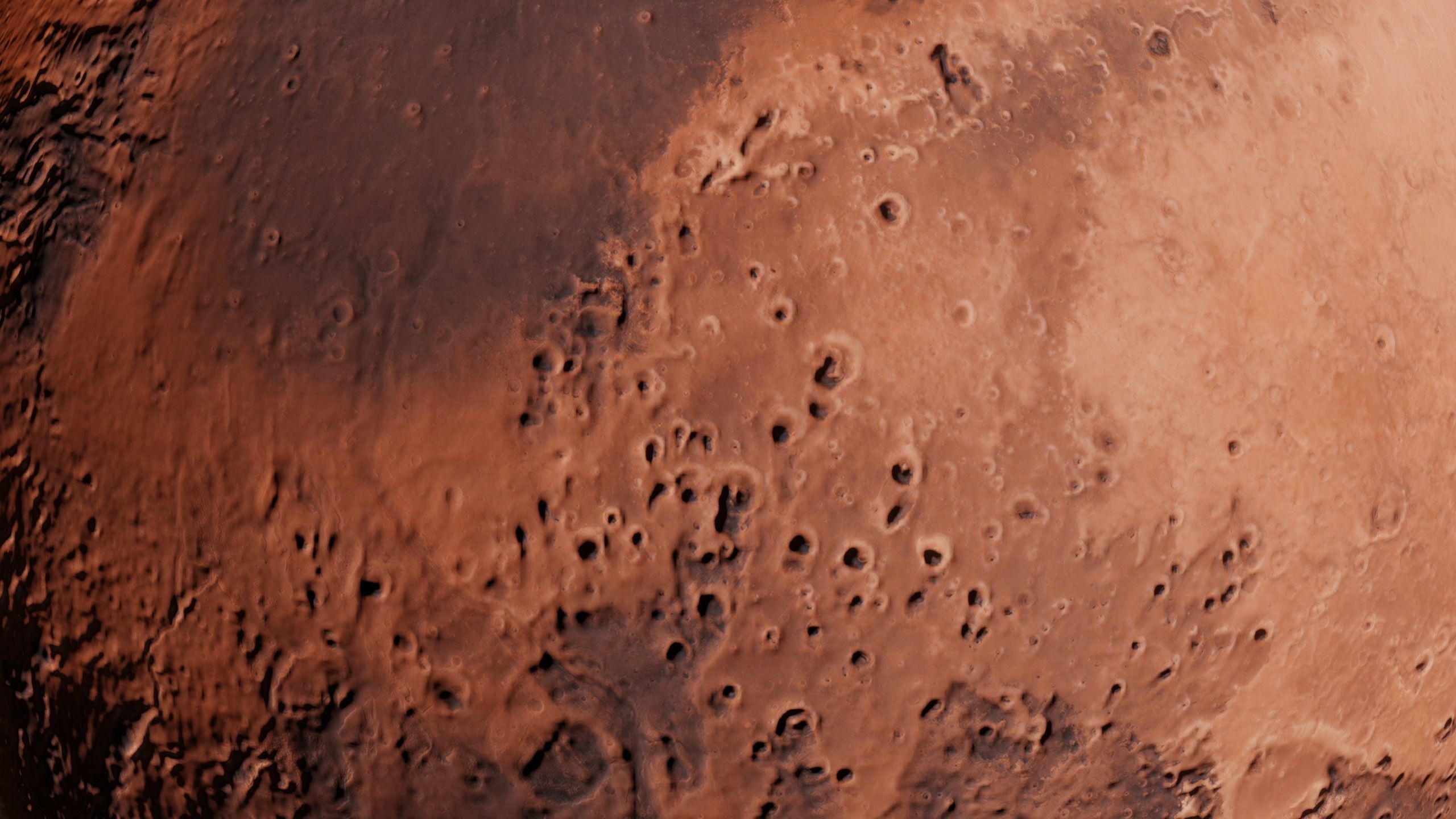 Mars red planet - 8k textures Low-poly 3D model_5