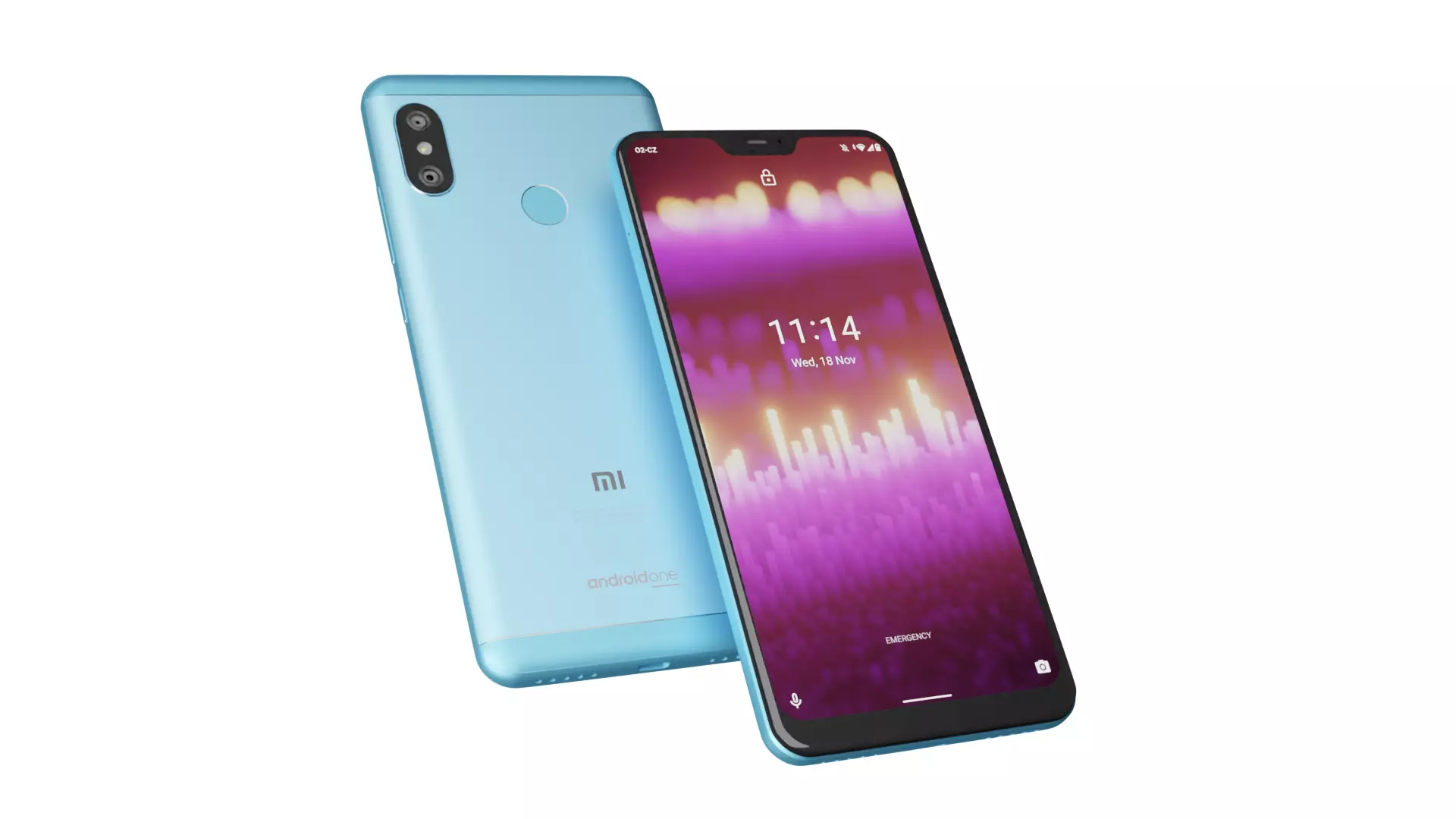 Xiaomi Mi A2 Lite Lake Blue 3D model_0