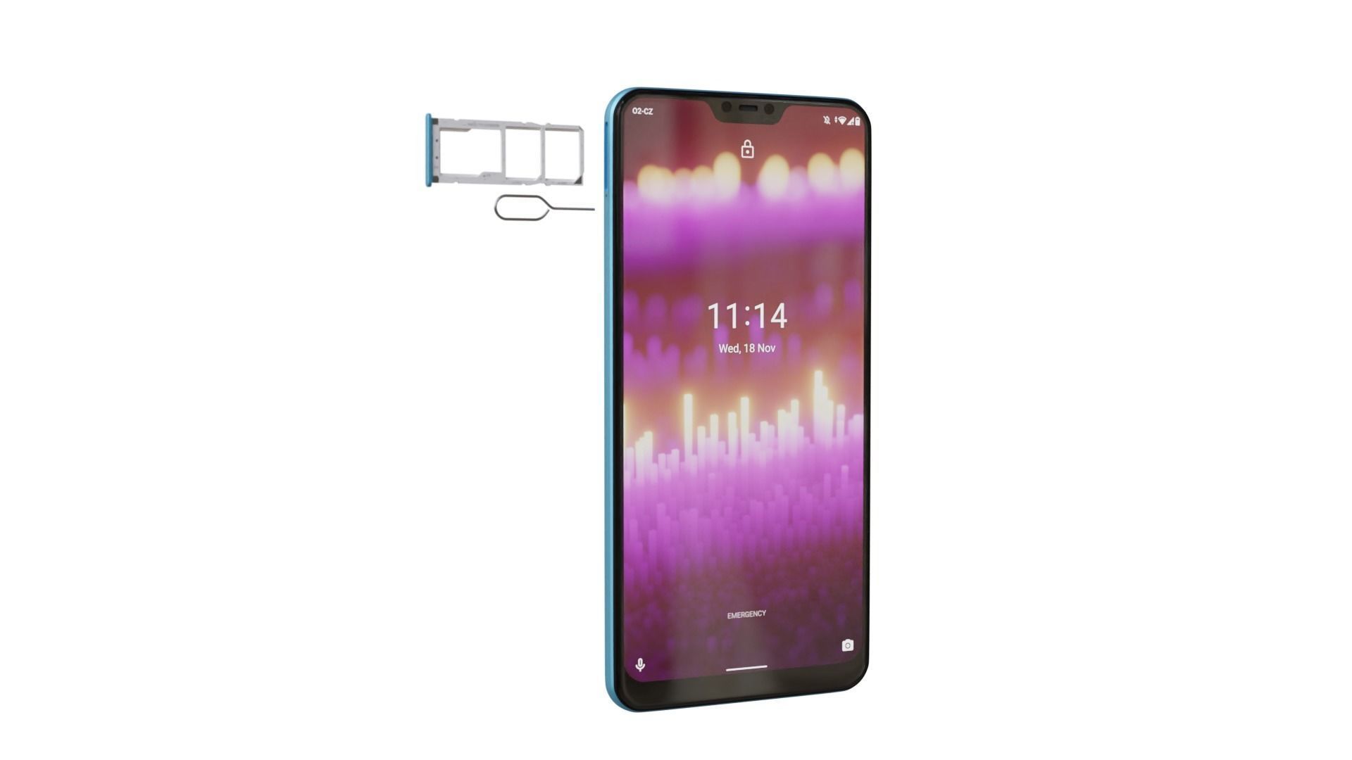 Xiaomi Mi A2 Lite Lake Blue 3D model_11