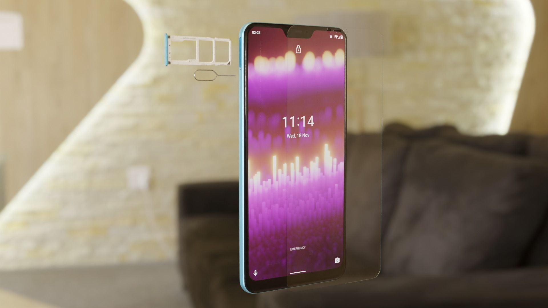 Xiaomi Mi A2 Lite Lake Blue 3D model_3