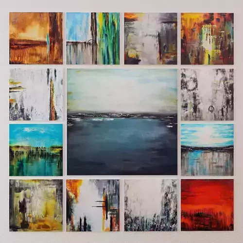 13 Paintings By Skye Whitman