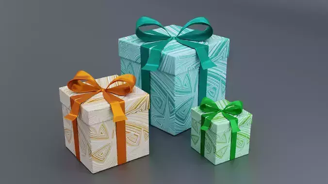 Christmas presents  3D model